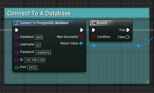 Connect to Database BP