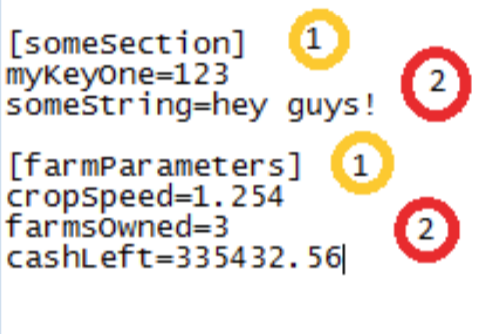 example configuration file