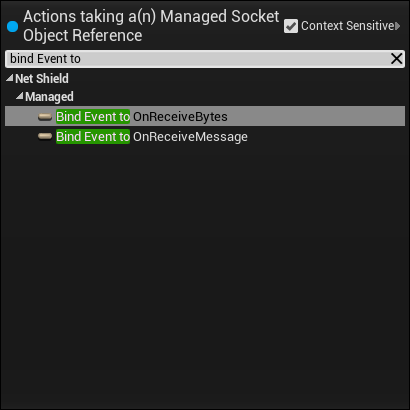Managed Socket Events