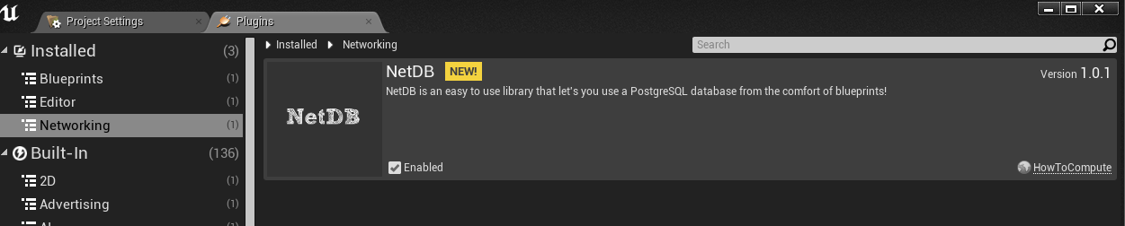 Editor Enabled Plugins