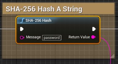 SHA256 hashing example